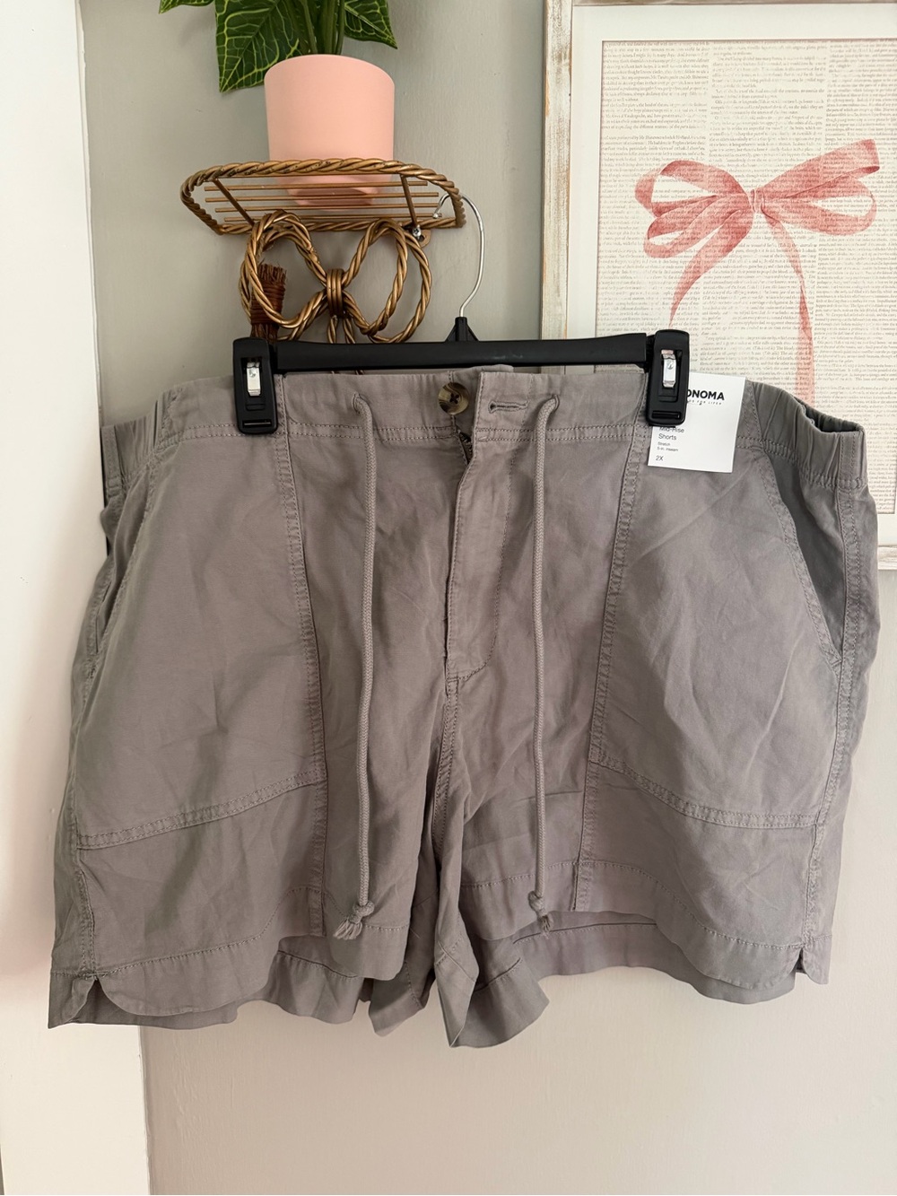 NWT Grey Sonoma Shorts 2X